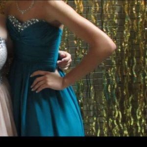 Teal dress